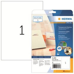 HERMA 8964 Etikett 210x297mm Folie weiß 10 St./Pack.