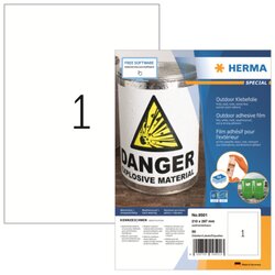 HERMA 9501 Outdoor Etikett  A4 ws 50St