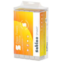 Satino by WEPA 276520 Papierhandtuch Smart 24x23cm 2lg V-Falz hw 4.000 Bl./Pa