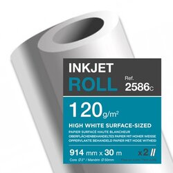 Clairefontaine 2586C Plotterrolle 120g 914mmx30m 2St.