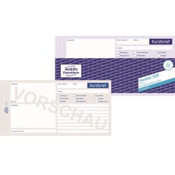 Avery Zweckform 1020 Kurzbrief 1/3 DIN A4 100Blatt 