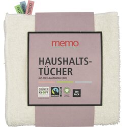 memo H5198 Haushaltsreinigungstuch Farbfähnchen 3St.