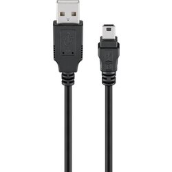 Goobay® 46712 Ladekabel Mini-USB 1m schwarz 