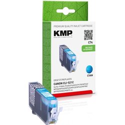 KMP 1510,0003 Tintenpatrone C74 wie Canon CLI521C 9ml cyan