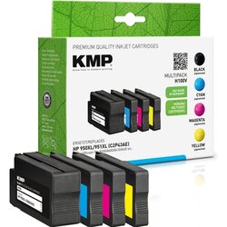 KMP 1722,4050 Tintenpatrone H100V wie HP 950/51XL sw/c/m/y 4St.