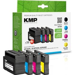 KMP 1725,4005 Tintenpatrone H174V wie HP 932XL sw/c/m/y 4St.