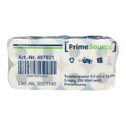 LUCART 497021 Toilettenpapier 3lagig 250Bl ws 8St