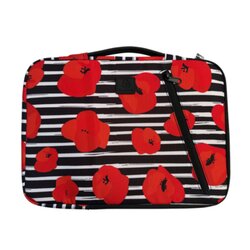 Exacompta 17213E Laptoptasche Sleeve für13Zoll-14Zoll Mohnblume