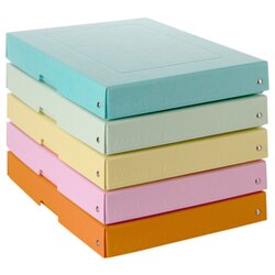 Falken 22001952 Aufbewahrungsbox PURE Box Pastell A4 40mm sort.
