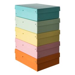 Falken 22001960 Aufbewahrungsbox PURE Box Pastell A4 100mm sort.