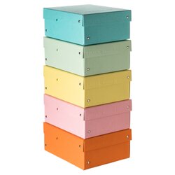 Falken 22001968 Aufbewahrungsbox PURE Box Pastell A5 100mm sort.