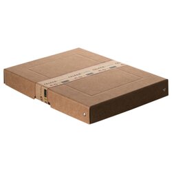 Falken 22001792 Aufbewahrungsbox PURE Box Nature A4 40mm braun