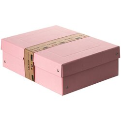 Falken 22001888 Aufbewahrungsbox PURE Box Pastell A4 100mm pink