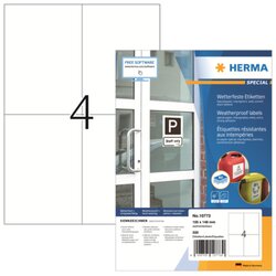 HERMA 10773 Etikett 105x144mm weiß 320 St./Pack.