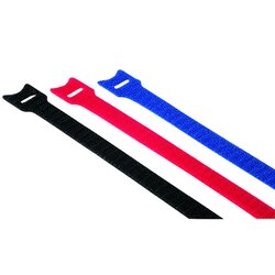 Hama 00221005 Kabelbinder Klett 12x145mm sort 12St
