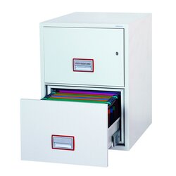 Phoenix Hängeregistraturschrank World Class Vertical Fire File Schlüsselschloss 2 Hängeregistraturen
