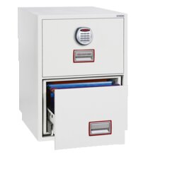 Phoenix Hängeregistraturschrank World Class Vertical Fire File Elektroschloss 2 Hängeregistraturen