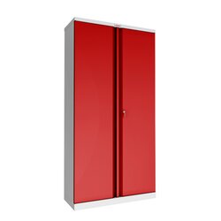 Phoenix SCL1891GRK Stahlschrank 2Türen 4Böden gr/rt Schlüssel