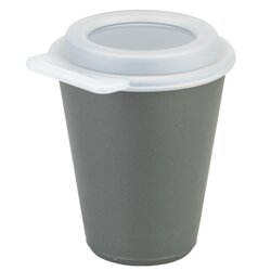 Koziol 8139800 Becher MOVE CUP Deckel 300ml ash grey