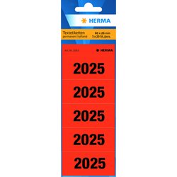 HERMA 1685 Jahresschild 2025 60x26mm sk 100St