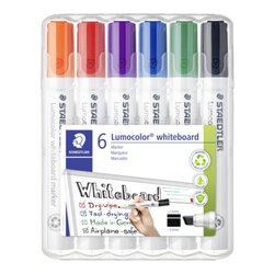 STAEDTLER® 351 B WP6 Whiteboardmarker Lumocolor 6 St./Pack.