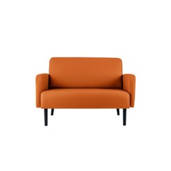 Paperflow LC2PC.01.05 Sofa LISBOA 2Sitzer Kunstleder sw/or