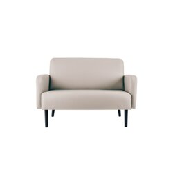 Paperflow LC2PC.01.13 Sofa LISBOA 2Sitzer Kunstleder sw/ws