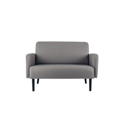 Paperflow LC2PC.01.14 Sofa LISBOA 2Sitzer Kunstleder sw/gr