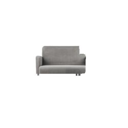 Paperflow LC2PV.01.02 Sofa LISBOA 2Sitzer Samt sw/gr 