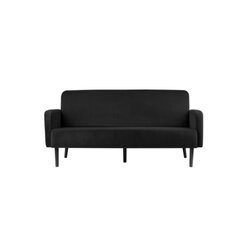 Paperflow LC3PV.01.01 Sofa LISBOA 3Sitzer Samt sw/sw 