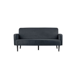 Paperflow LC3PV.01.11 Sofa LISBOA 3Sitzer Samt sw/an 