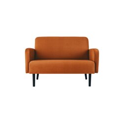 Paperflow LC2PT.01.16 Sofa LISBOA 2Sitzer Stoff sw/br