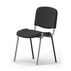 NowyStyl 800026780 Besucherstuhl ISO 4L 4Fuß gepolstert ch/gr