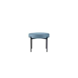 Paperflow GBRC.01.06 Hocker GAIA rund Kunstleder sw/bl