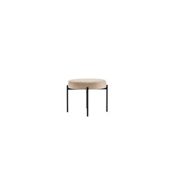 Paperflow GBRT.01.12 Hocker GAIA rund Stoff sw/el 