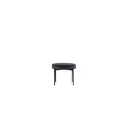 Paperflow GBRV.01.11 Hocker GAIA rund Samt sw/an 