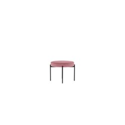 Paperflow GBRV.01.17 Hocker GAIA rund Samt sw/ro 