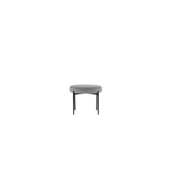 Paperflow GBRV.01.02 Hocker GAIA rund Samt sw/gr 