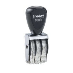 trodat® 54070 Datumstempel Classic 18x3mm silber