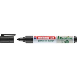 edding 4-21001 Permanentmarker 21 EcoLine 1,5-3mm Rundspitze schwarz