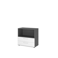 Hammerbacher VFW28S2KGGWBS Regal FlexWall 2OH 2Schübe graphit/weiß