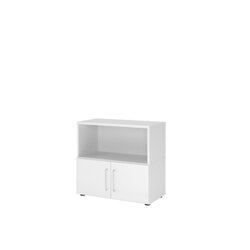 Hammerbacher VFW28T1KGWWBS Regal FlexWall 2OH Türen weiß/weiß