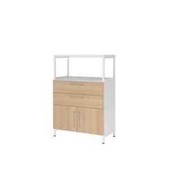 Hammerbacher VFW38K1RUWEBS Schrank FlexWall 3OH Sockel 1offen weiß/eiche