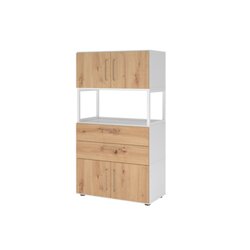 Hammerbacher VFW48K7RGWRBS Schrank FlexWall 4OH 1offen weiß/asteiche