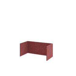 Hammerbacher VFWF18B Filzeinschub FlexWall 80cm 1OH bordeaux