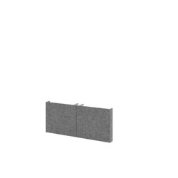 Hammerbacher VFWA185TO Filztür FlexWall 80cm 1OH grau 2St