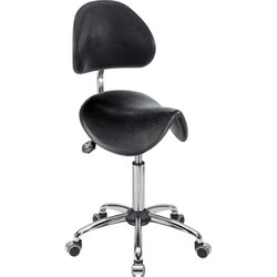 meychair 04136 Hocker A4R-MED-TR-PU Rücken sw