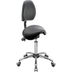 meychair 04132 Hocker A4R-MED-TR-KL2 Rücken sw