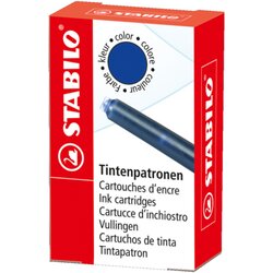 STABILO® 5/0-041 Tintenpatrone beYou! königsblau 6St