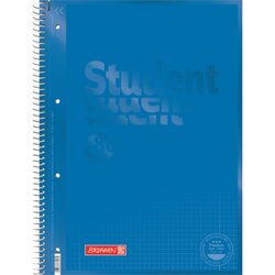 BRUNNEN 1067928133 Collegeblock DIN A4 80 Blatt kariert azur